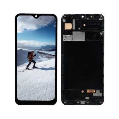 Pantalla para samsung a30s oled con marco
