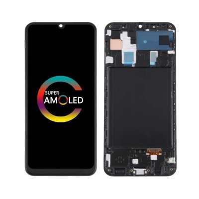 Pantalla para samsung a30 oled con marco