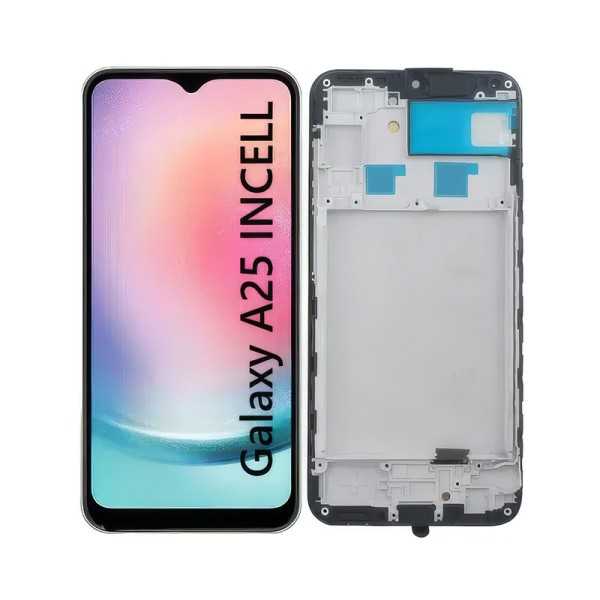 Pantalla para samsung a25 incell con marco