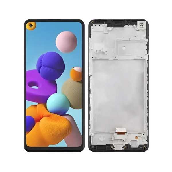 Pantalla para samsung a21s original con marco