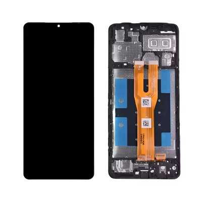 Pantalla para samsung a06 tipo original con marco